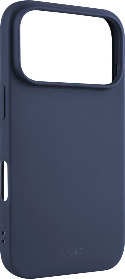 Zadní pogumovaný kryt FIXED Story pro Apple iPhone 17 Pro, modrý