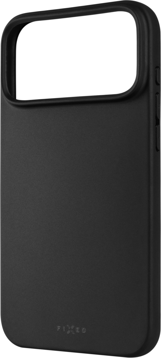Zadní pogumovaný kryt FIXED Story pro Apple iPhone 17 Pro Max, černý