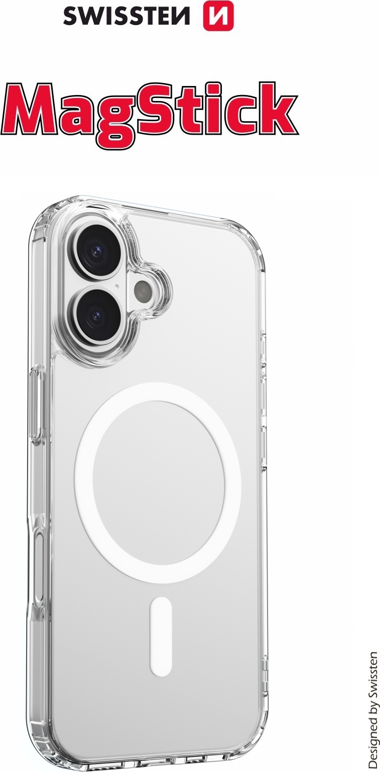 POUZDRO SWISSTEN CLEAR JELLY MagStick PRO APPLE IPHONE 17 TRANSPARENTNÍ