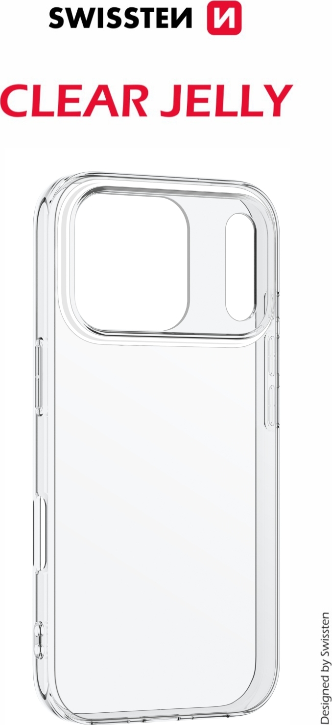 POUZDRO SWISSTEN CLEAR JELLY PRO APPLE IPHONE 17 PRO MAX TRANSPARENTNÍ