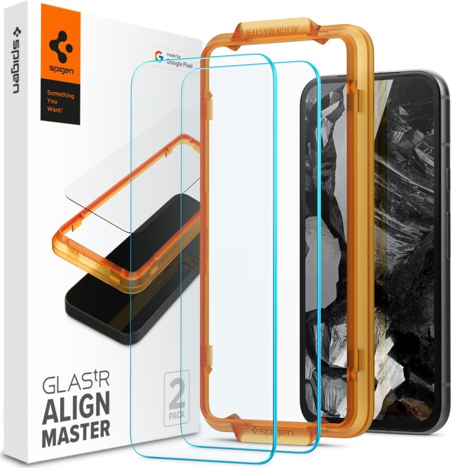 Tvrzené sklo SPIGEN ALM GLAS.TR 2-PACK GOOGLE PIXEL 8A CLEAR