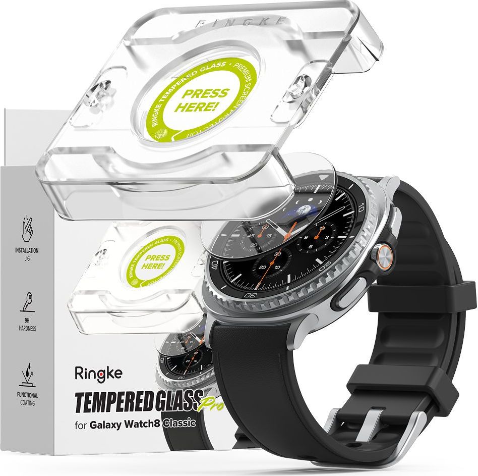 Tvrzené sklo RINGKE TEMPERED GLASS PRO 2-PACK GALAXY WATCH 8 CLASSIC (46 MM) CLEAR
