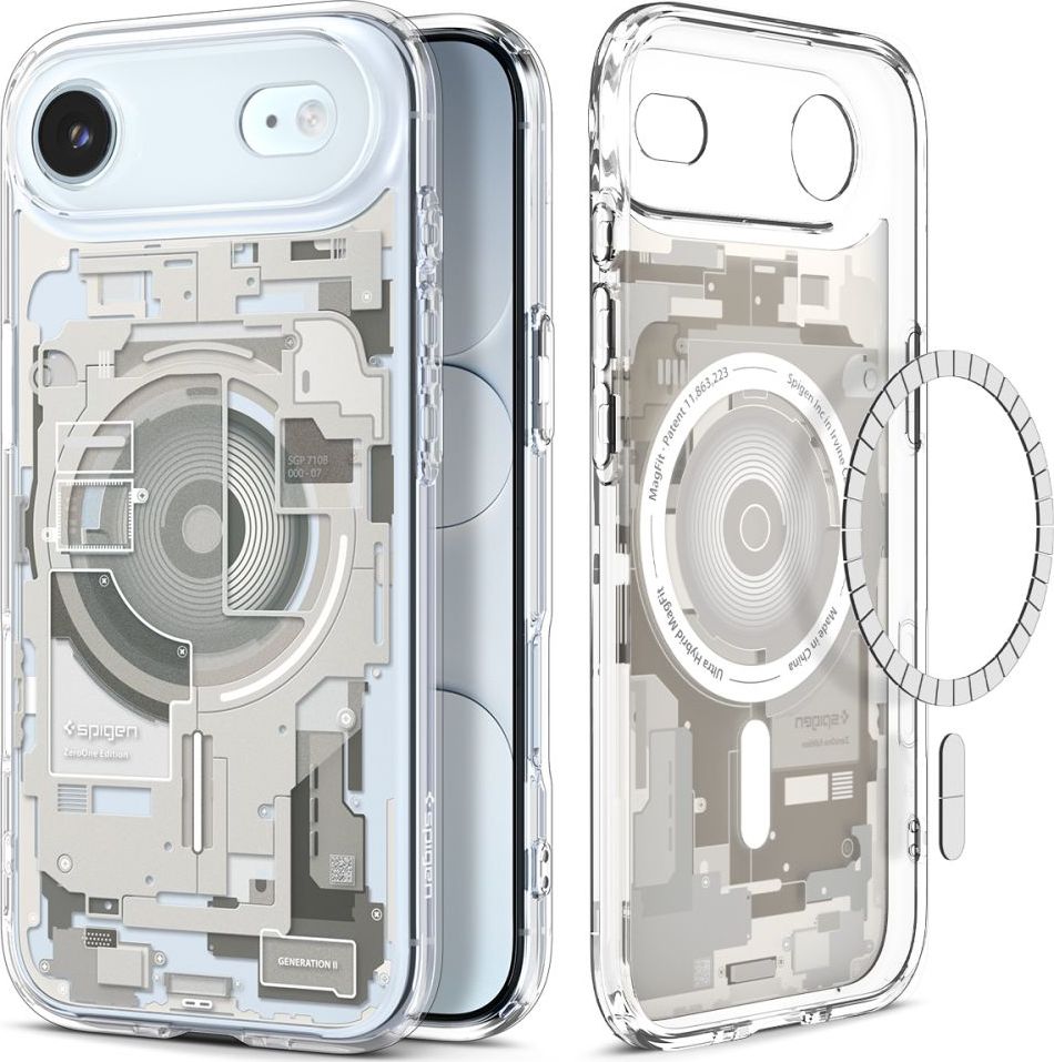 SPIGEN ULTRA HYBRID MAG MAGSAFE IPHONE AIR ZERO ONE NATURAL TITANIUM