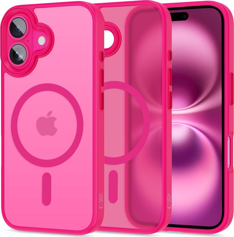 TECH-PROTECT MAGMAT MAGSAFE IPHONE 16 BLAZING PINK