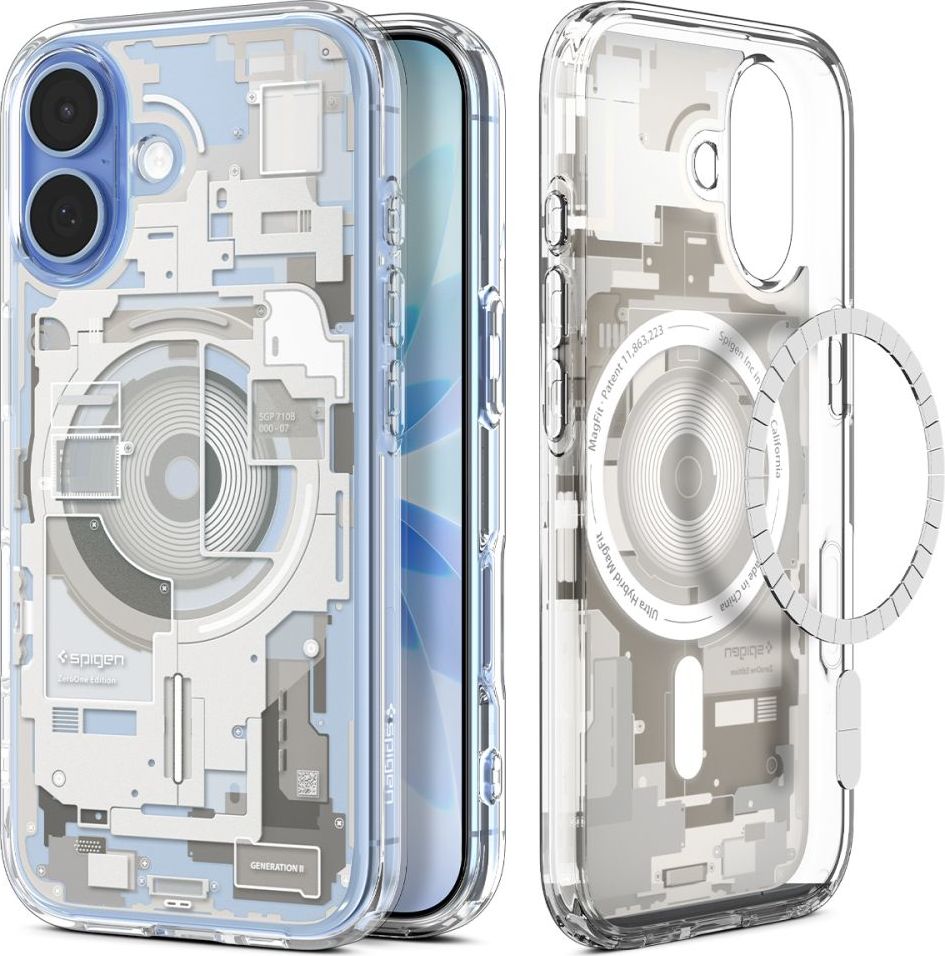 SPIGEN ULTRA HYBRID MAG MAGSAFE IPHONE 17 ZERO ONE NATURAL TITANIUM