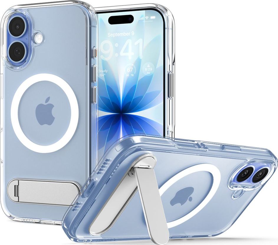 SPIGEN ULTRA HYBRID ”S” MAG MAGSAFE IPHONE 17 CLEAR/WHITE