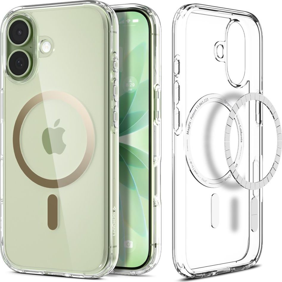 Levně SPIGEN ULTRA HYBRID MAG MAGSAFE IPHONE 17 CLEAR/GOLD