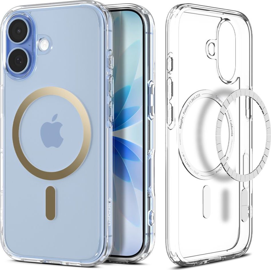 SPIGEN ULTRA HYBRID MAG MAGSAFE IPHONE 17 CLEAR/GOLD