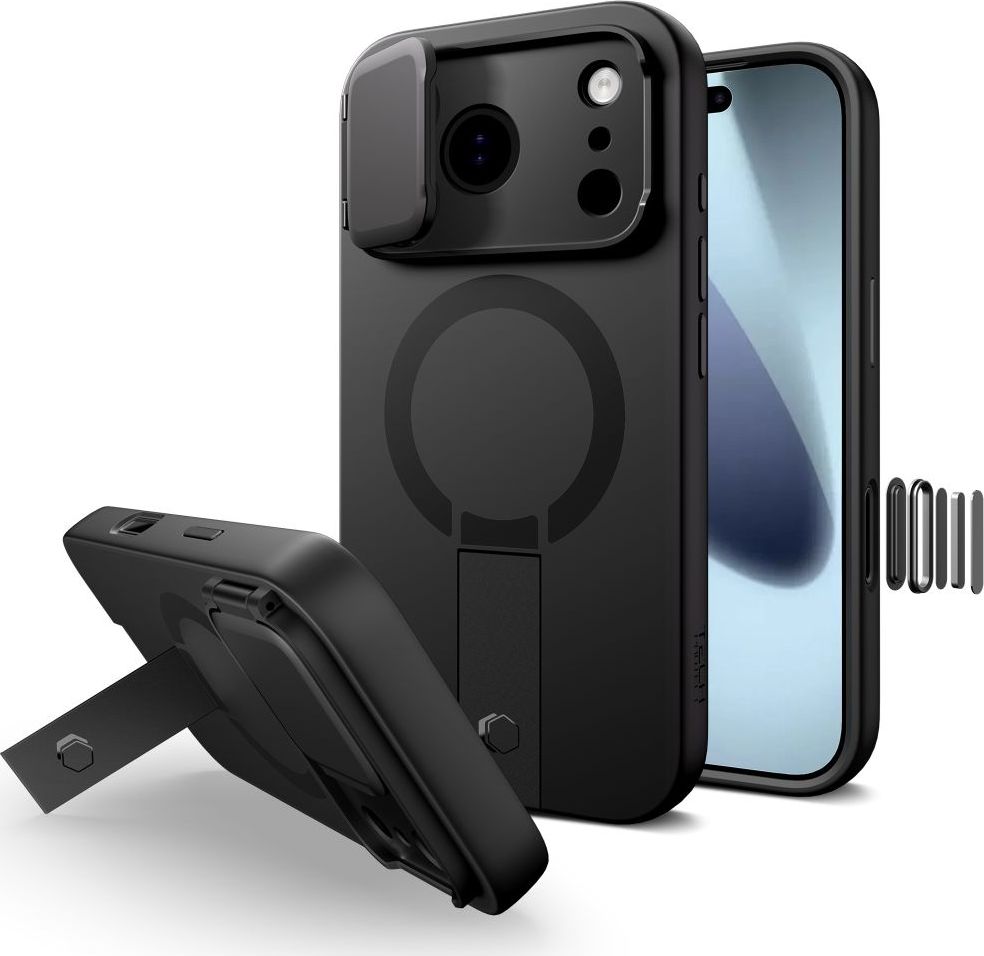TECH-PROTECT KEVLAR AURA MAGSAFE IPHONE 17 PRO BLACK