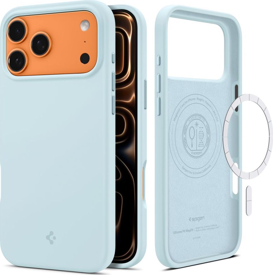 SPIGEN SILICONE FIT MAG MAGSAFE IPHONE 17 PRO MUTE BLUE