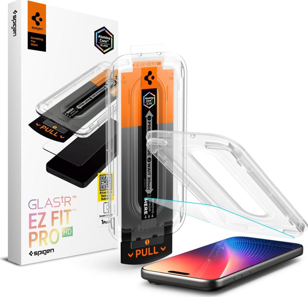 Tvrzené sklo SPIGEN GLAS.TR ”EZ FIT PRO” IPHONE 16 PRO MAX / 17 PRO MAX CLEAR