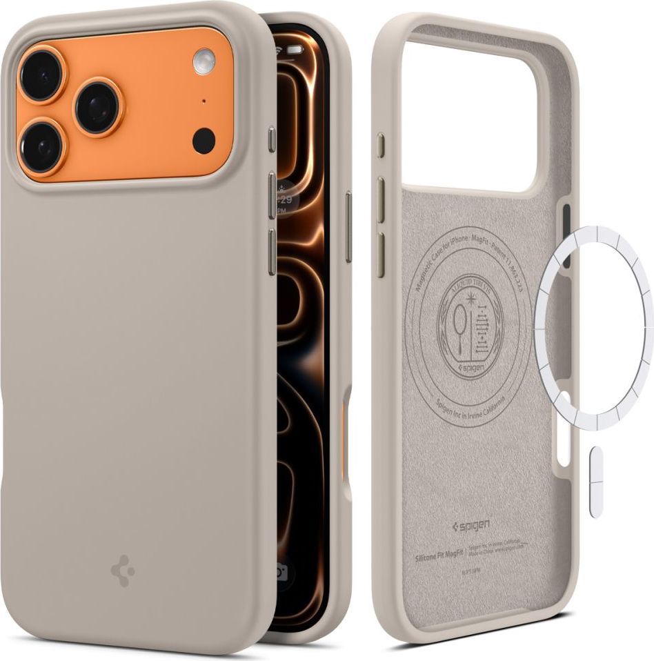 SPIGEN SILICONE FIT MAG MAGSAFE IPHONE 17 PRO MAX STONE