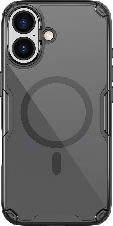 Magnetický kryt Nillkin Nature TPU Pro kompatibilní s MagSafe pro iPhone 17 Pro - průsvitný černý