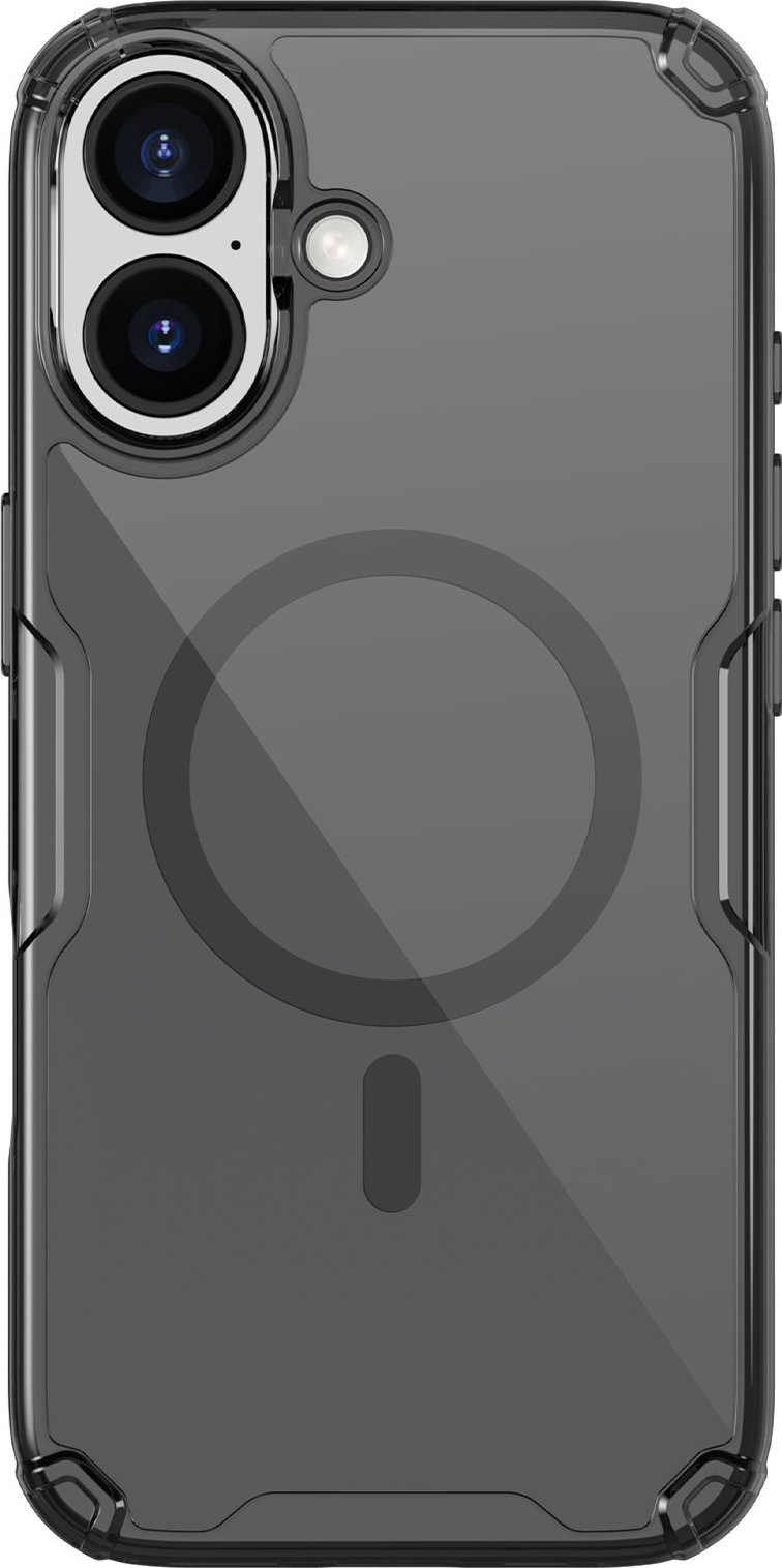 Magnetický kryt Nillkin Nature TPU Pro kompatibilní s MagSafe pro iPhone 17 - průsvitně černý