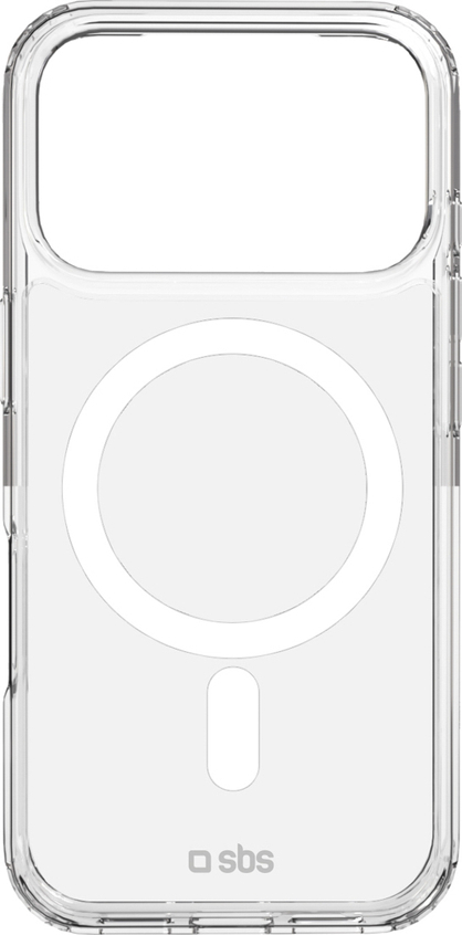 Pouzdro SBS Extreme Mag s technologií D3O pro iPhone 17 Pro - průhledné