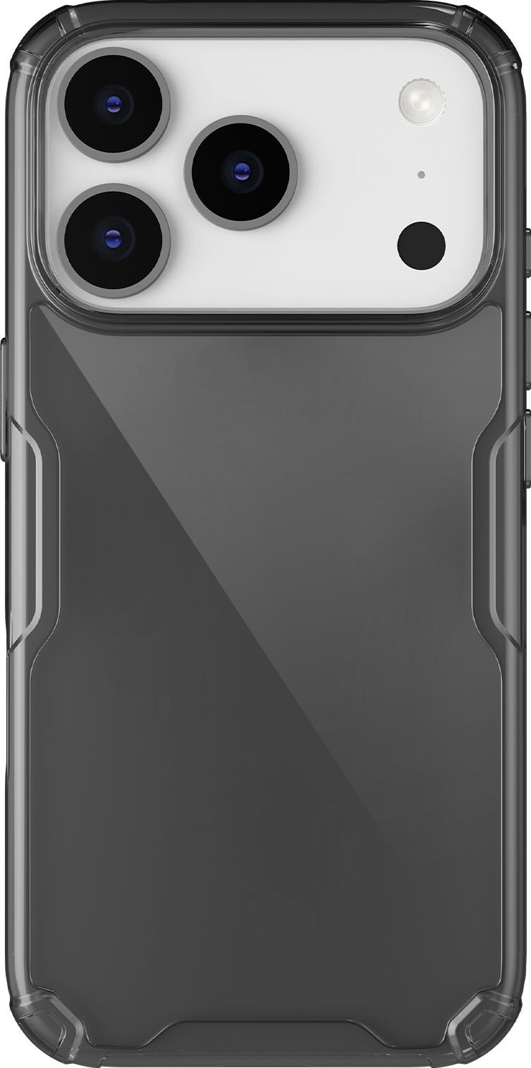 Pouzdro Nillkin Nature TPU Pro pro iPhone 17 Pro – průsvitné černé
