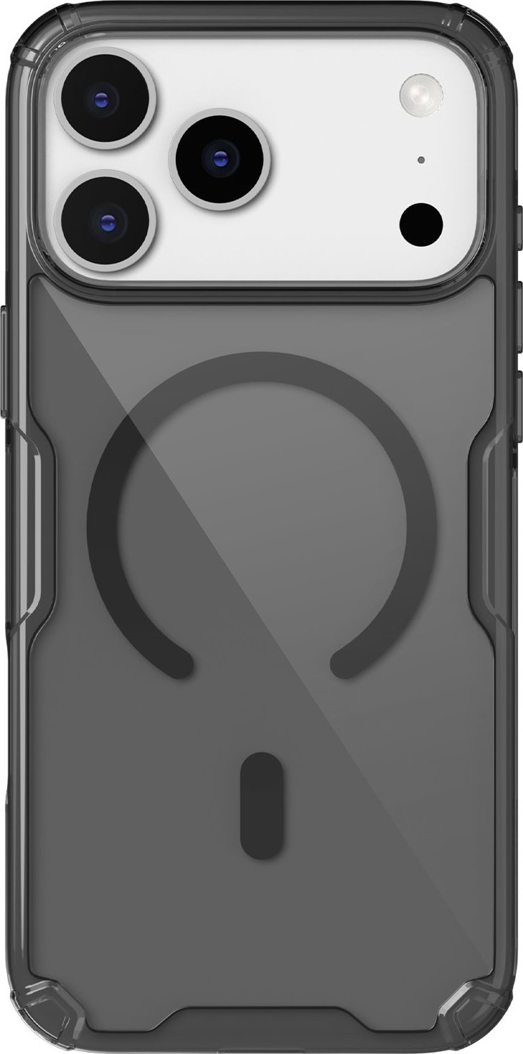 Magnetický kryt Nillkin Nature TPU Pro kompatibilní s MagSafe pro iPhone 17 Pro Max - průsvitně černý