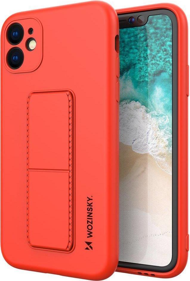 Silikonové pouzdro Wozinsky Kickstand Case se stojánkem pro iPhone 11 Pro červené