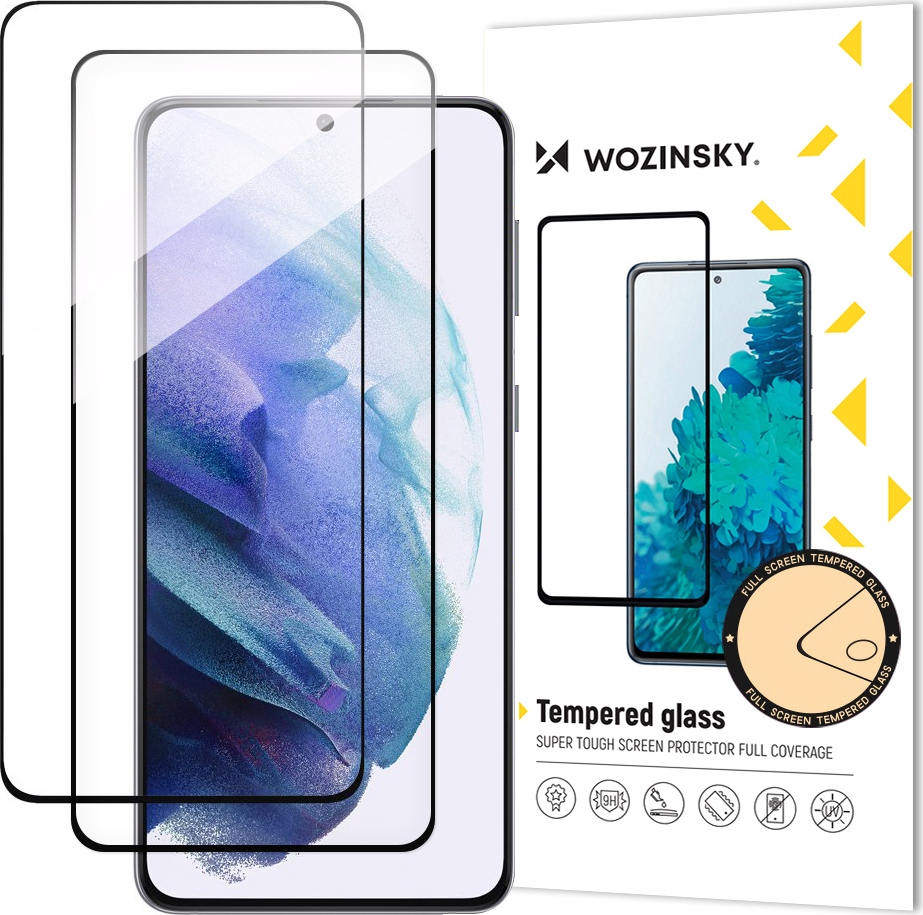 Tvrzené sklo Wozinsky Full Glue pro Samsung Galaxy S23, balení po 2 ks