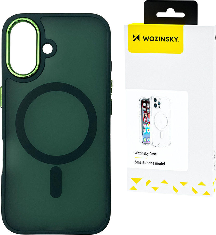 Wozinsky Fashion Case MagSafe pro Samsung Galaxy S25+ - zelený