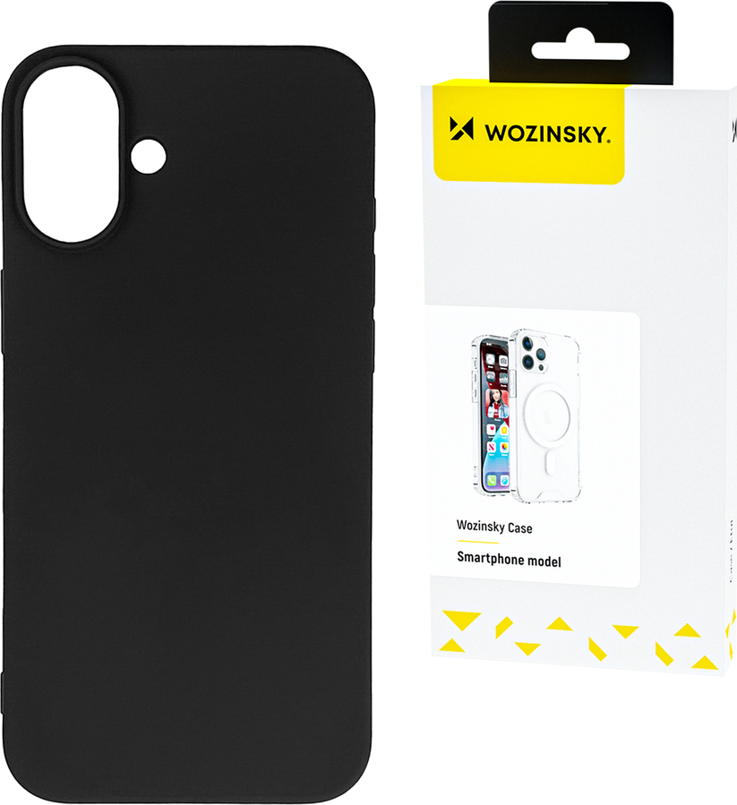Silikonový kryt Wozinsky pro Samsung Galaxy S25+ - černý