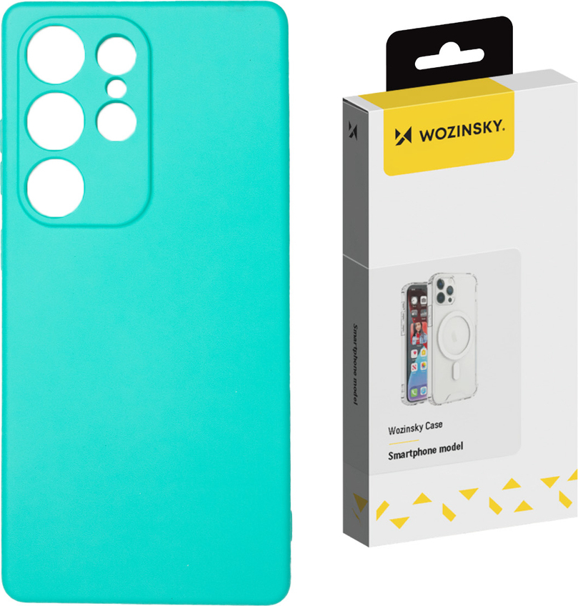 Silikonový kryt Wozinsky pro Samsung Galaxy S25 - zelený