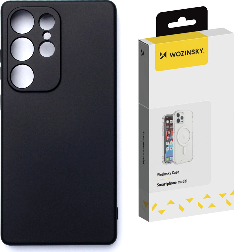 Měkký kryt Wozinsky pro Samsung Galaxy S25 Ultra - černý