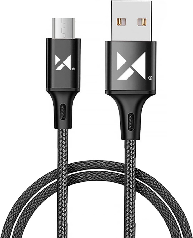 Wozinsky kabel USB - microUSB 2,4A 1m černý (WUC-M1B)
