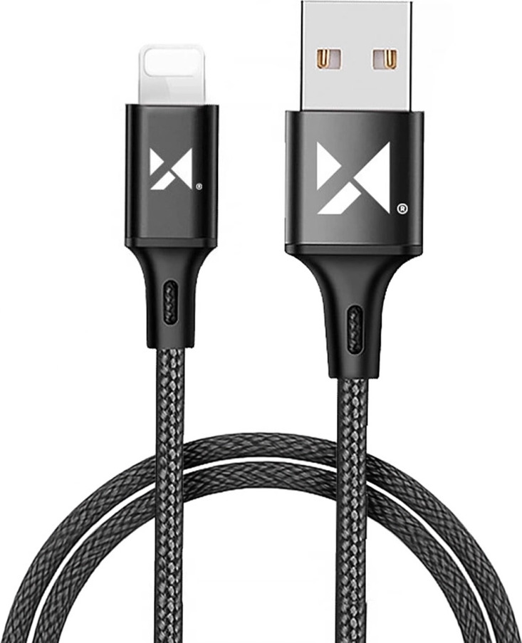 Wozinsky kabel USB - Lightning 2,4A 1m černý (WUC-L1B)