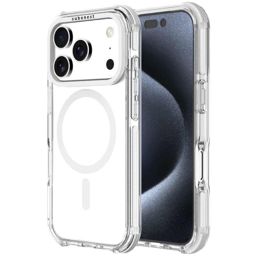 Cubenest Kryt na iPhone 17 Pro MagPro Strong Guard bílý