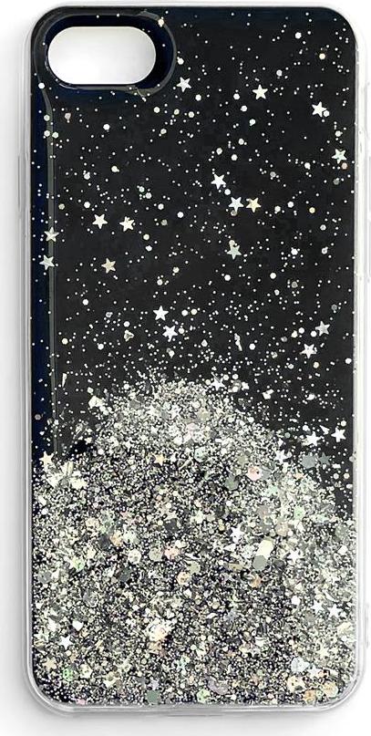 Zářící kryt Wozinsky Star Glitter pro Samsung Galaxy S21+ 5G (S21 Plus 5G) černý
