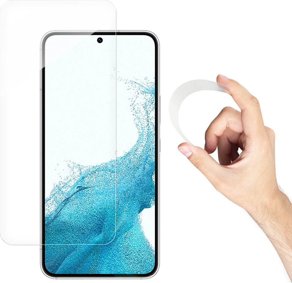 Tvrzené sklo Wozinsky Nano Flexi Hybridní flexibilní skleněná fólie pro Samsung Galaxy S22 + (S22 Plus)
