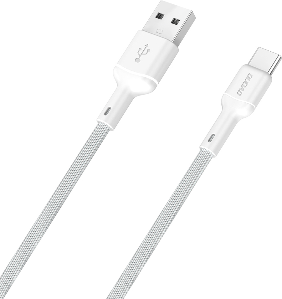 Kabel Dudao L9T 5A USB-A - USB-C 1m - bílý