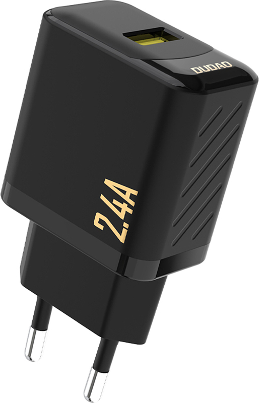 Nabíječka Dudao A23 2,4A USB-A - černá