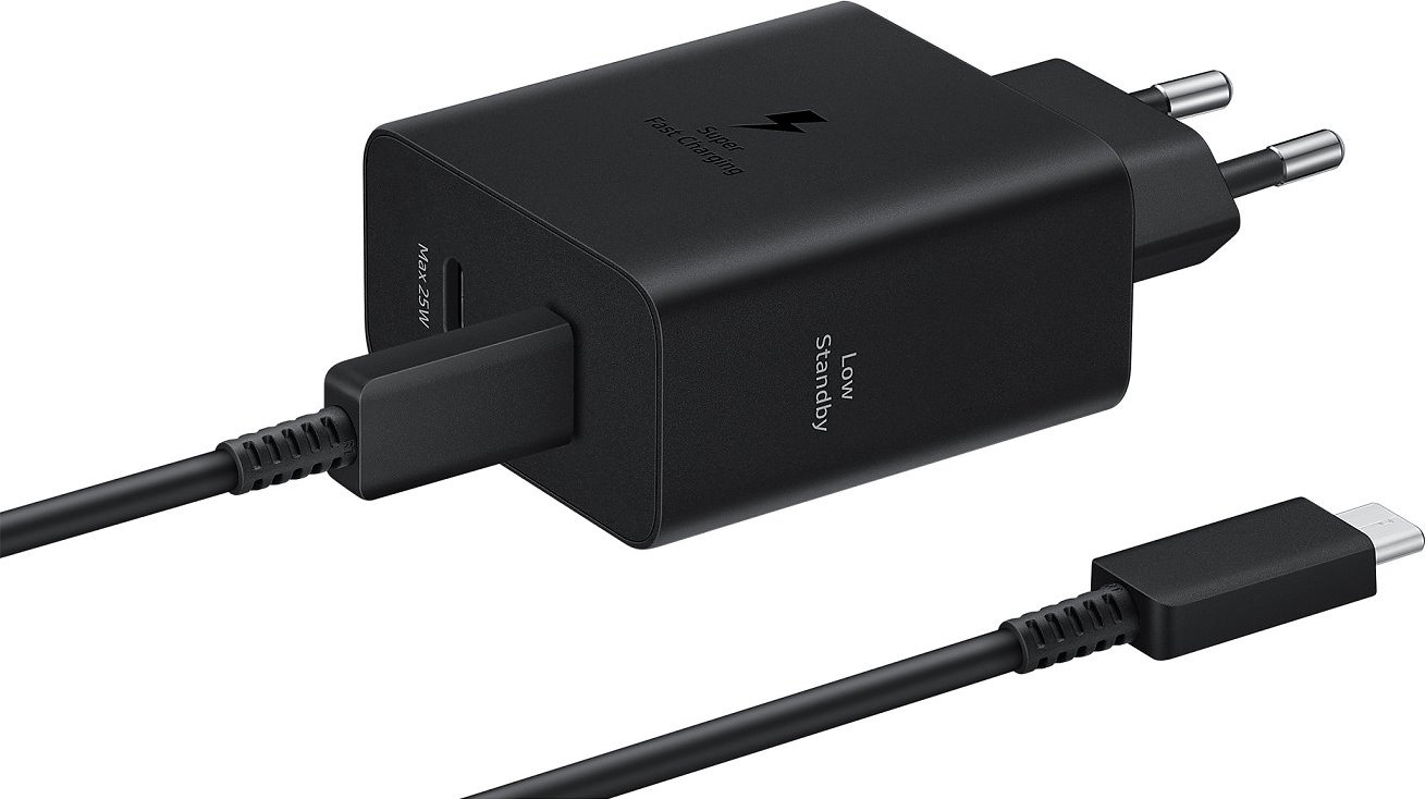 Samsung Power Adapter Duo EP-T5020XBEGEU síťová nabíječka 2x USB-C 50W - černá