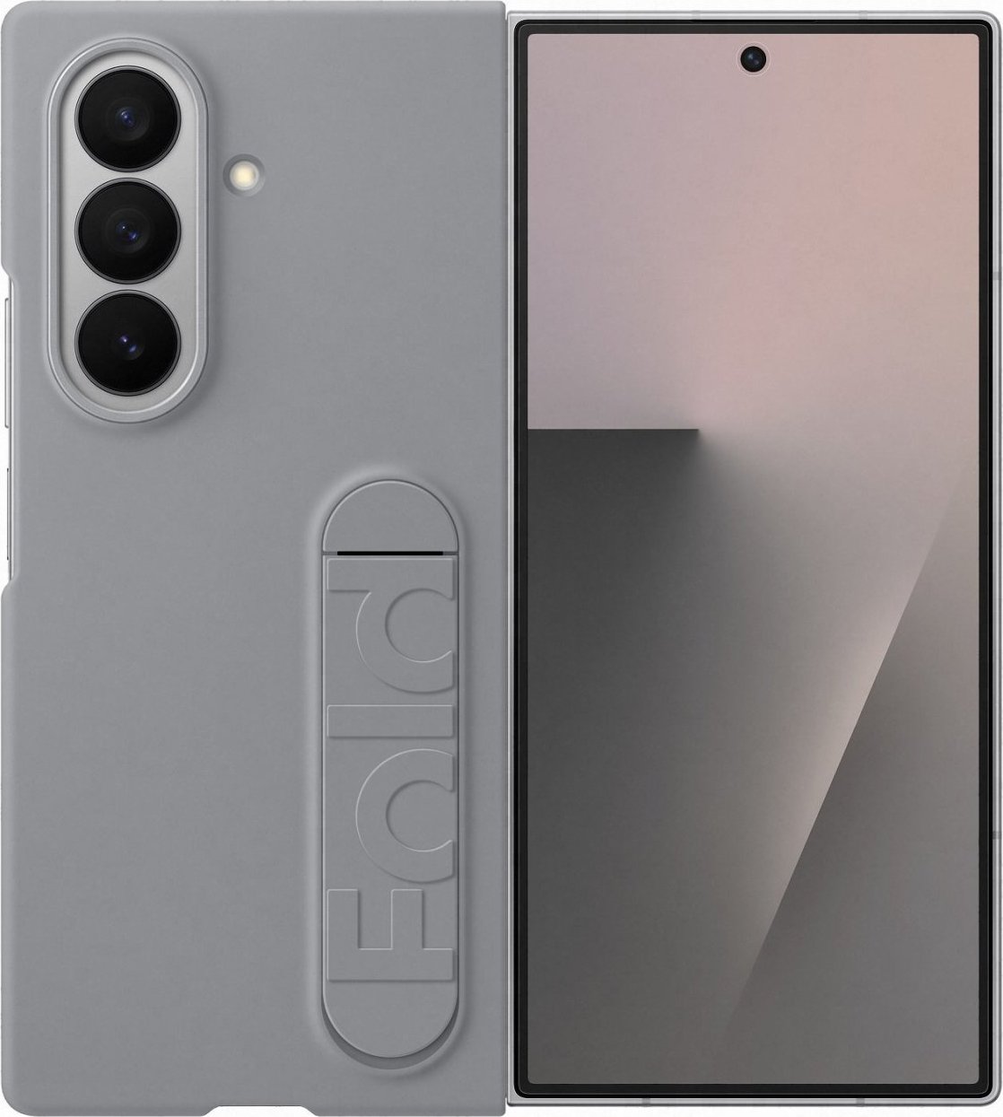 Silikonový kryt Samsung pro Samsung Galaxy Z Fold7 - šedý