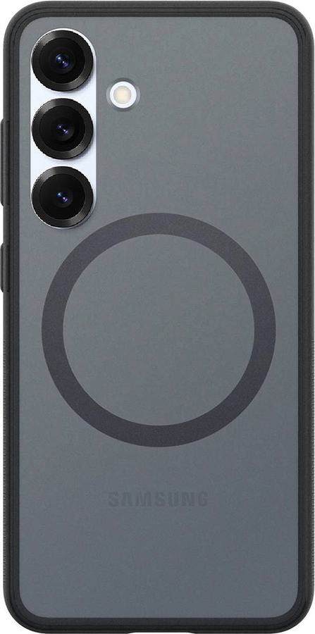 Silikonový kryt Spigen Capella GP-FPS931PGBJW s magnetickým kroužkem MagFit pro Samsung Galaxy S25 - černý