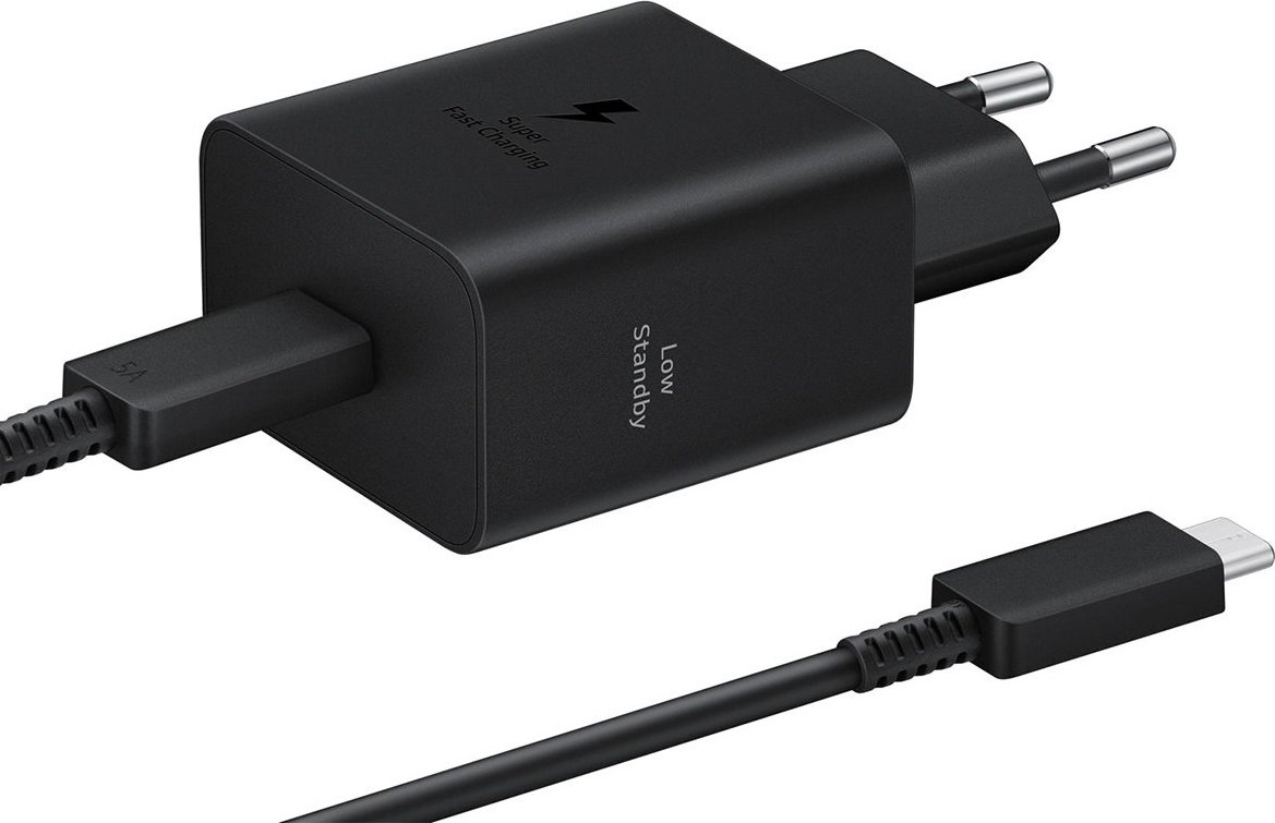 Samsung EP-T4511XBEGEU 45W 4.05A 1x USB-C nabíječka do zásuvky - černá + USB-C kabel