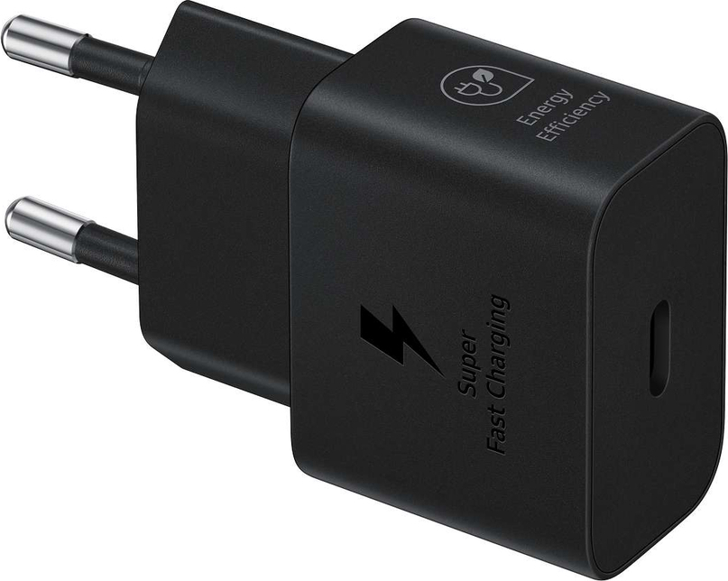 Nabíječka Samsung EP-T2510NBEGEU 25W SFC USB-C GaN do zásuvky - černá