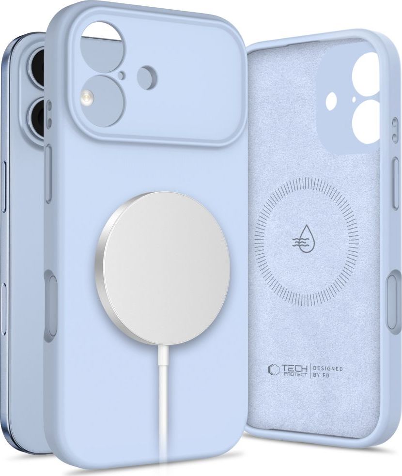 TECH-PROTECT SILICONE MAGSAFE IPHONE 17 MIST BLUE