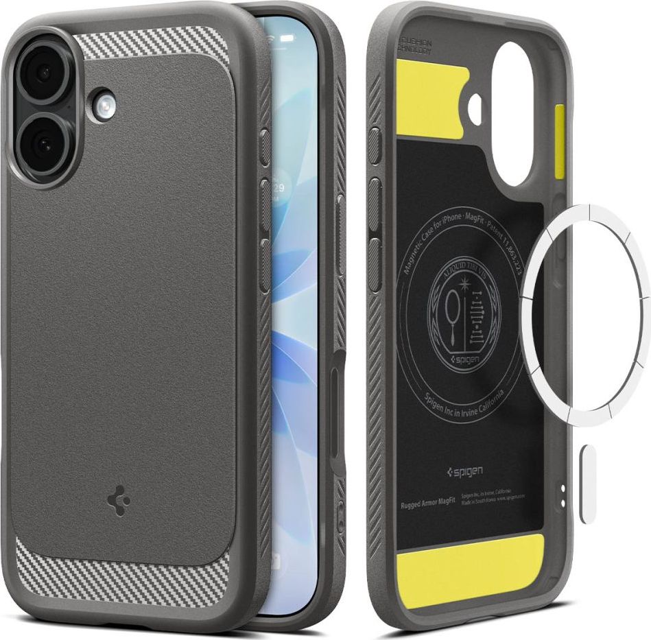 SPIGEN RUGGED ARMOR MAG MAGSAFE IPHONE 17 GREY