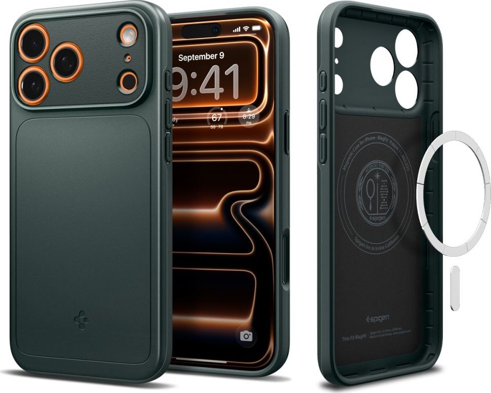 SPIGEN THIN FIT MAG MAGSAFE IPHONE 17 PRO ABYSS GREEN
