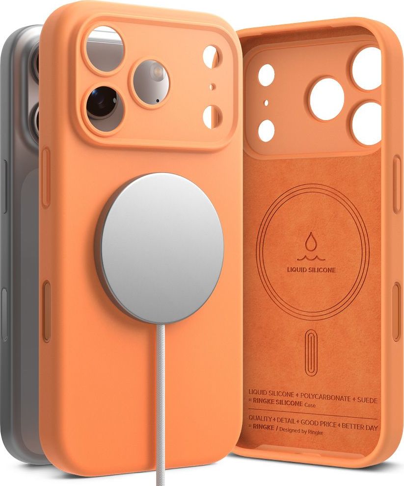 RINGKE SILICONE MAGNETIC MAGSAFE IPHONE 17 PRO MAX TANGERINE