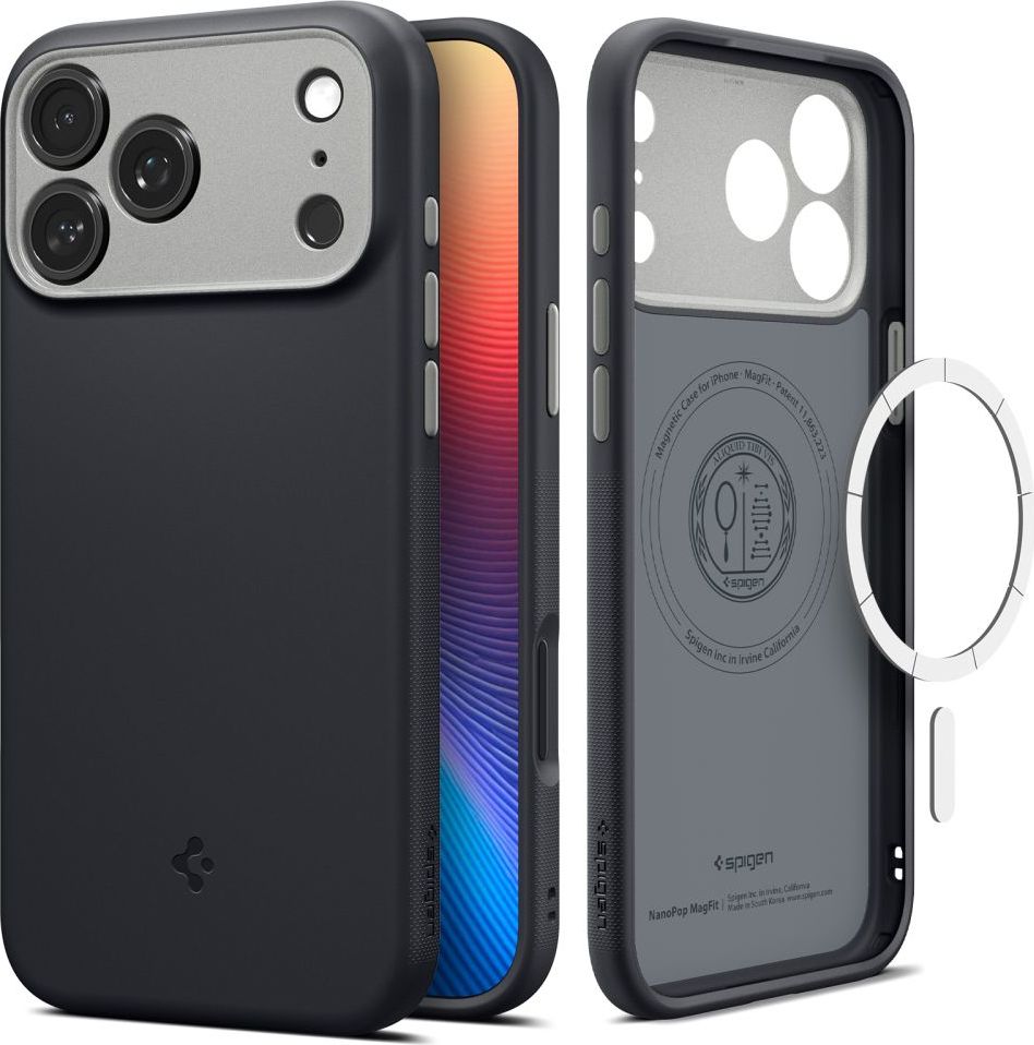 SPIGEN NANO POP MAG MAGSAFE IPHONE 17 PRO MAX BLACK SESAME