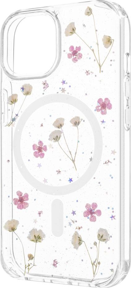 Zadní kryt FIXED MagBloom s podporou MagSafe pro Apple iPhone 15, Blush Plum