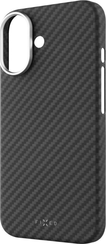 Aramidový zadní kryt FIXED MagVelar s podporou MagSafe pro Apple iPhone 17, černý