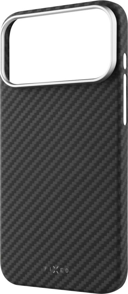 Aramidový zadní kryt FIXED MagVelar s podporou MagSafe pro Apple iPhone 17 Pro Max, černý