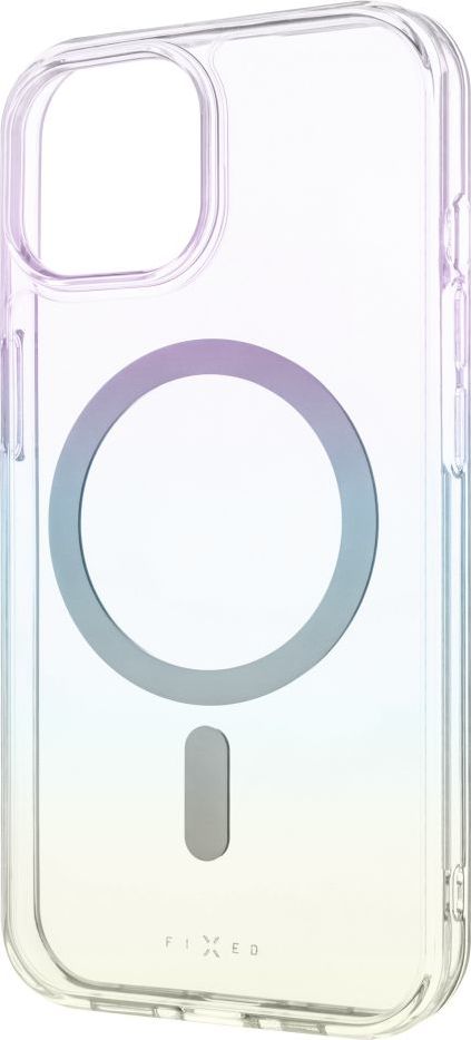 Zadní kryt FIXED MagRainbow s podporou MagSafe pro Apple iPhone 15, duhový