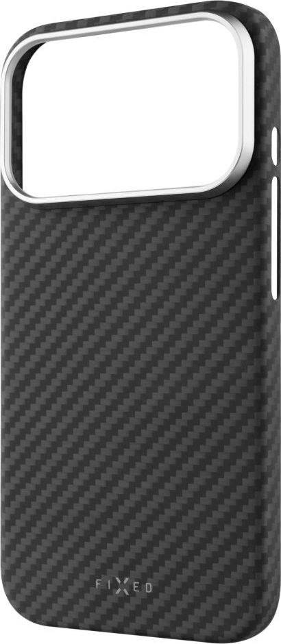 Aramidový zadní kryt FIXED MagVelar s podporou MagSafe pro Apple iPhone 17 Pro, černý