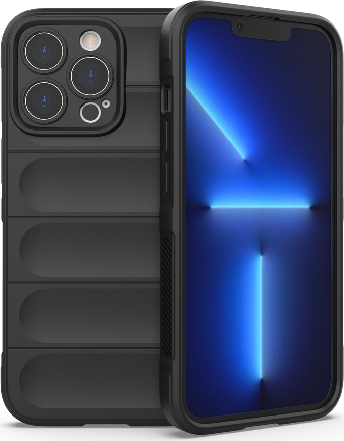 Flexibilní obrněný kryt Magic Shield pro iPhone 13 Pro, černý